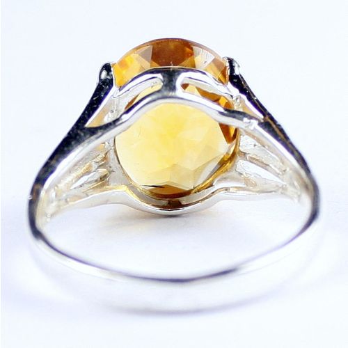 Citrine, 925 Sterling Silver Ring, SR280