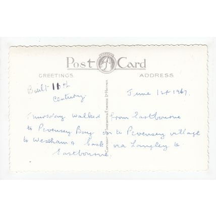 Parish Church Westham Postcard East Sussex D9281