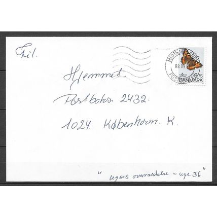 Denmark ( Danemark ) LETTRE OBLITERE ( USED )R9