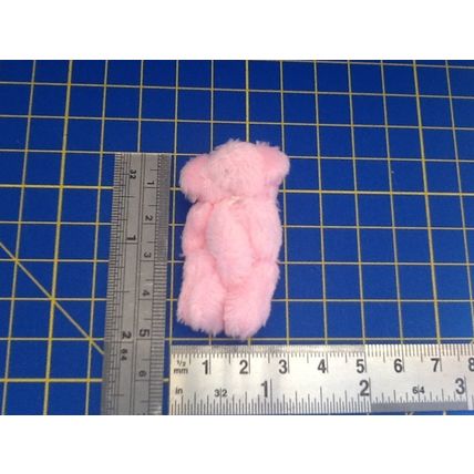 Pink Fluffy Teddy - Miniature