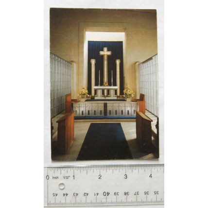 old Postcard The Chancel, St Matthews Church, Millbrook, Jersey