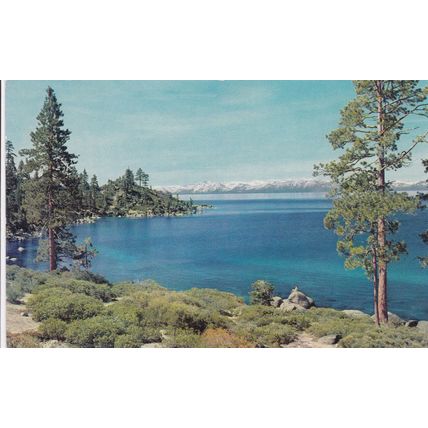 Lake Tahoe CA - Lot of 6 - Postcards & Stamps - Vintage - 1960's