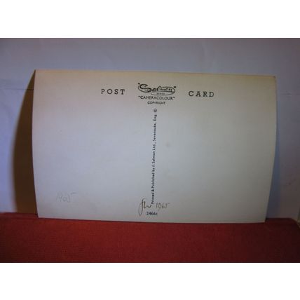 multiview, THE RIVER THAMES, unused postcard by J. Salmon dated 1965 #