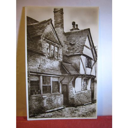 15th C. HOUSE LACOCK WILTS. unused antique postcard, Wilkinson of Trowbridge =
