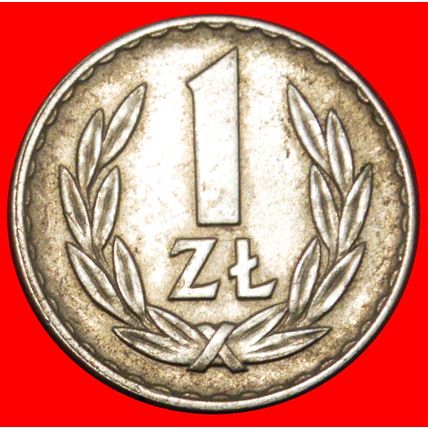 SOCIALIST STARS ON EAGLE 1957-1985:POLAND★1 ZLOTY 1968 RARE★LOW START★NO RESERVE