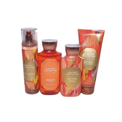 Calypso Clementine Fragrance Mist Wash Lotion & Cream Bath & Body Works 4 Piece