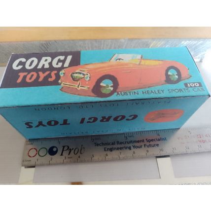 Corgi 300 Austin Healey Sports Reproduction /Replica Box