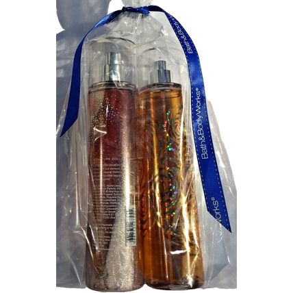 Bath & Body Warm Sugar Vanilla Diamond Shimmer Mist & Fragrance Mist Gift Set