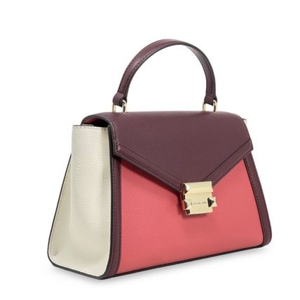 MICHAEL KORS Whitney Medium Pebbled Leather Satchel