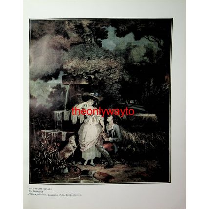 La Cruche Cassee, Debucourt, Book Illustration (Print), 1909
