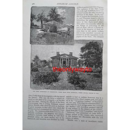 Speed Homestead, Farmington, Near Louisville, Book Illustration (Print), 1886/7