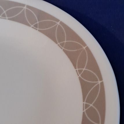 Lot 4 CORELLE By Corning SAND SKETCH BREAD & Butter PLATES 6 3/4 Salad Dessert