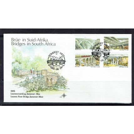 RSA 1984 SOUTH AFRICAN BRIDGES FDC - SA3