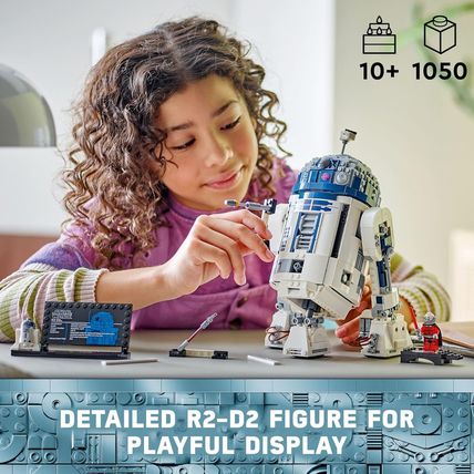 LEGO Star Wars R2-D2 Building Toy Set - Play or Display Star Wars Toy for Boys &
