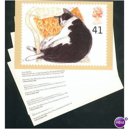 GB PHQ's mint set 1995 - Cats
