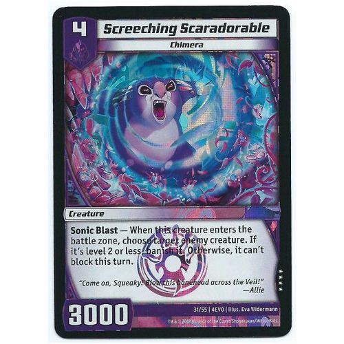 Kaijudo - Evo Fury - 31/55 - Screeching Scaradorable