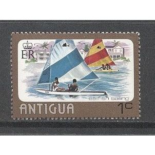Antigua.SG504 1c Sailing.Mounted Mint.Jan16