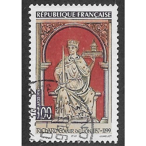 FRA 1999 3F 'KING RICHARD I OF ENGLAND' FINE USED (EBID58-054)