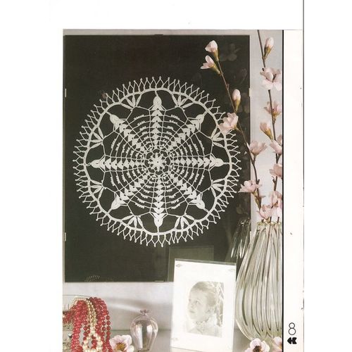 Crochet Doily Pattern Summer Solstice