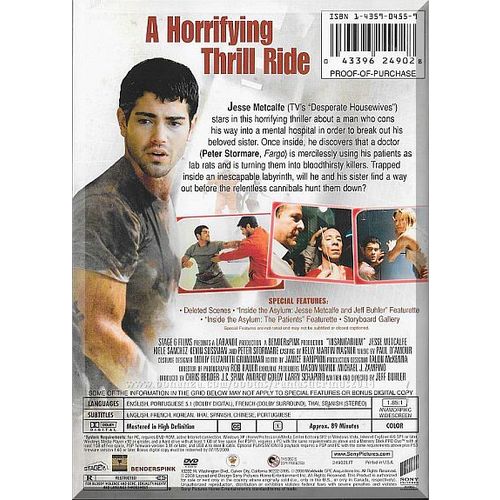 DVD - Insanitarium (2008) *Olivia Munn / Jessie Metcalfe / Kevin Sussman*