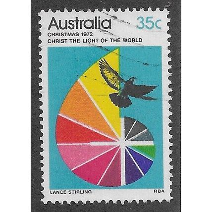 AUS 1972 35c 'CHRISTMAS' FINE USED (EBID66-754)