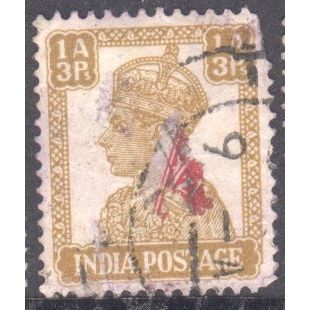 India 1940 - SG 269 - KGV1 1a3p brown- used 2