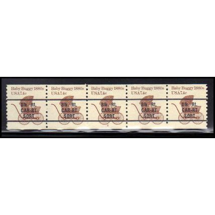 1902a 7.4c Baby Buggy Very Fine MNH Dry Gum PNC 2/5 X1447