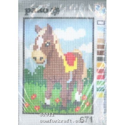 Pako Horse Needlepoint Kit Number 671