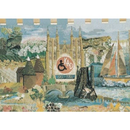 KAD Kent Association For The Disabled 25th Anniversary Collage Postcard