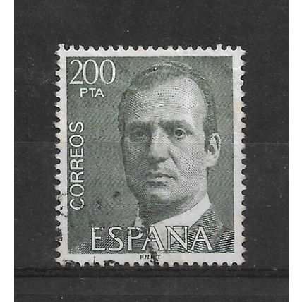 Spain.SG2409e 200p King Juan Carlos I (Green).Fine Used.Feb23a
