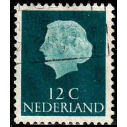 Netherlands 1954 Queen Juliana 12c Used Stamp