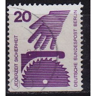 GERMANY BERLIN [1971] MiNr 0404 D ( O/used ) Unfall