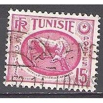 Tunisie 1950 Michel 378 O Cote (2005) 0.60 € Intaille Cachet rond