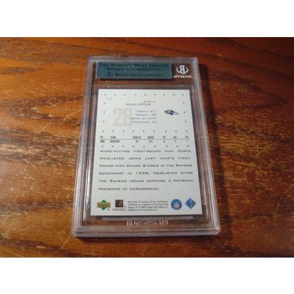 1999 Upper Deck, SP Authentic, Graded Mint 9, CHRIS MCALISTER, Future Watch