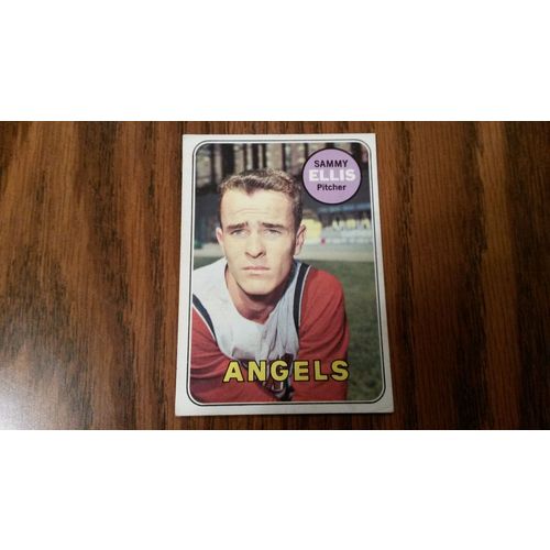 1969 Topps Card # 032 Sammy Ellis Very Good (3) California Angels