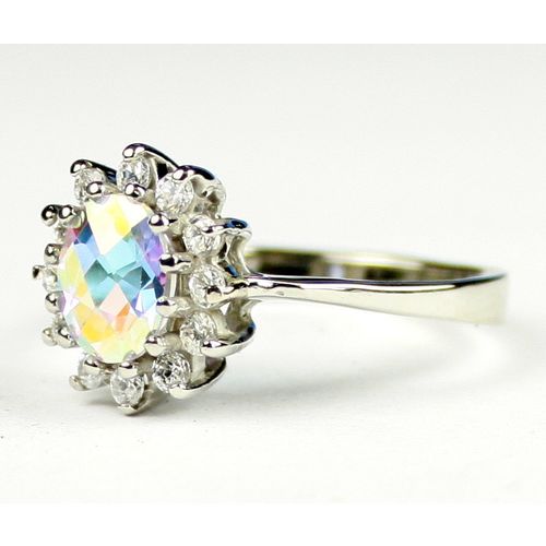 Mercury Mist Topaz, 925 Sterling Silver Ring, SR235