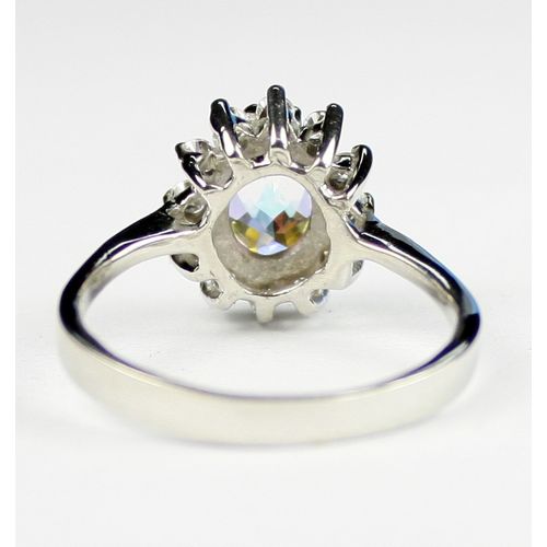 Mercury Mist Topaz, 925 Sterling Silver Ring, SR235