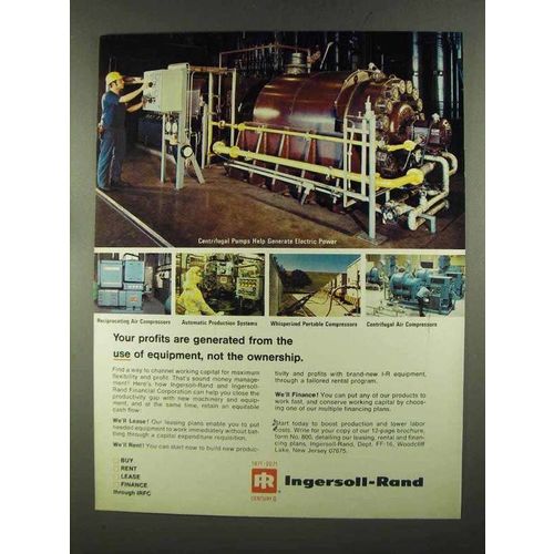 1972 Ingersoll-Rand Centrifugal Pumps Ad