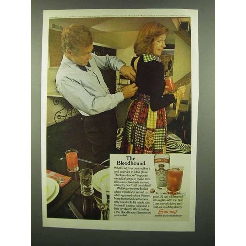1974 Smirnoff Vodka Ad - The Bloodhound