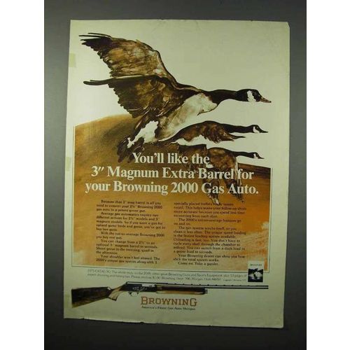 1975 Browning 2000 Gas Auto Shotgun Ad - You'll Like