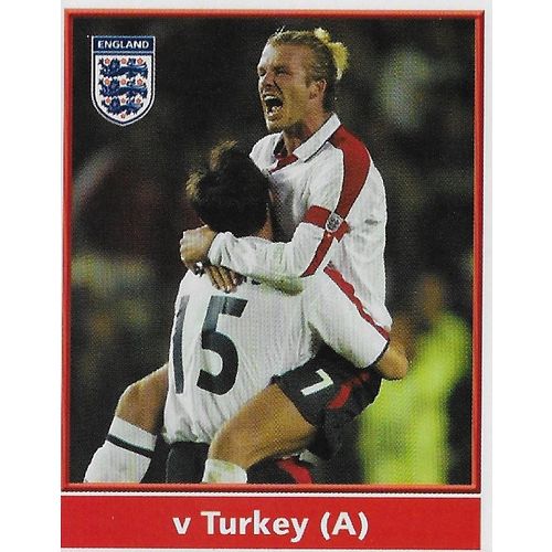 Merlin's ENGLAND 2004 Stickers: No.39 - The Road To Portugal: Turkey (A)