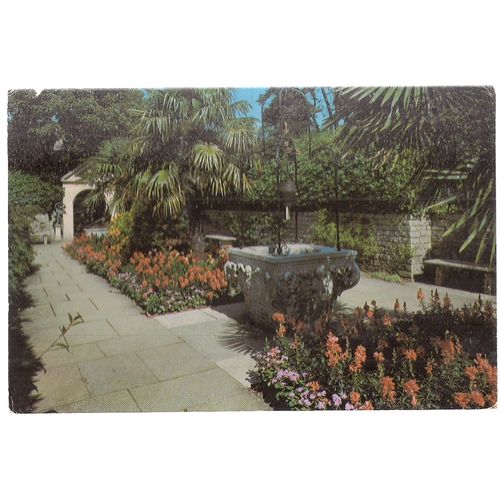 PALM COURT, COMPTON ACRES, Poole, Dorset. . unused vintage postcard #