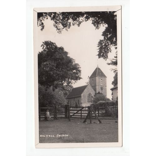 St Peter's Church Holwell Postcard Hertfordshire B