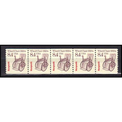 2256 8.4c Wheel Chair Very Fine MNH Dry Gum PNC 1/5 X3075