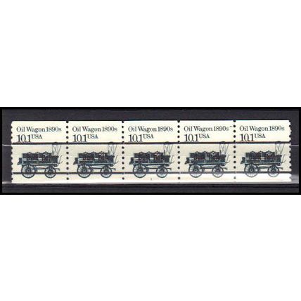 2130c 10.1c Oil Wagon Very Fine MNH Dry Gum PNC 1/5 Black AA0413
