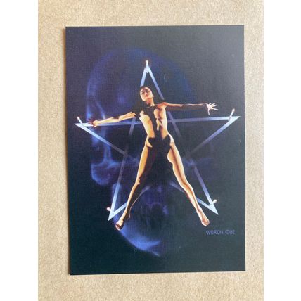 Steve Woron's Female Fantasy Base trading card # 42 Nightmare (A) 1993 art