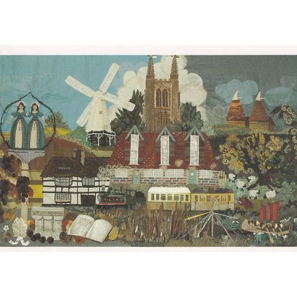 Tenterden Kent Collage Disabled Members Crafts 1983 Postcard