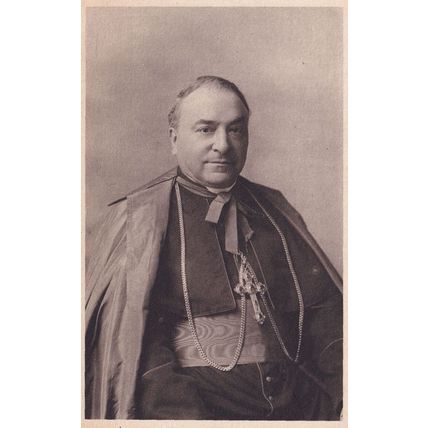 Pietro Gasparri Victorian Roman Catholic Cardinal Antique Postcard