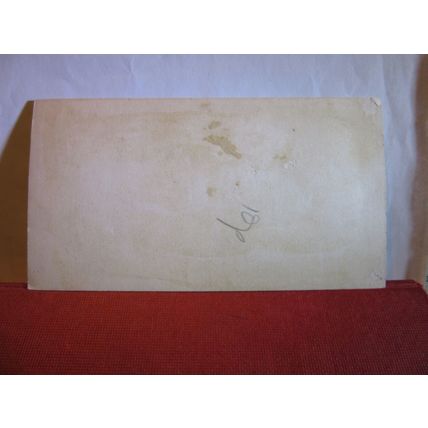 VICTORIAN CHRISTMAS GREETINGS CARD TO AN ABSENT FRIEND 145 X 80 mm single sided/