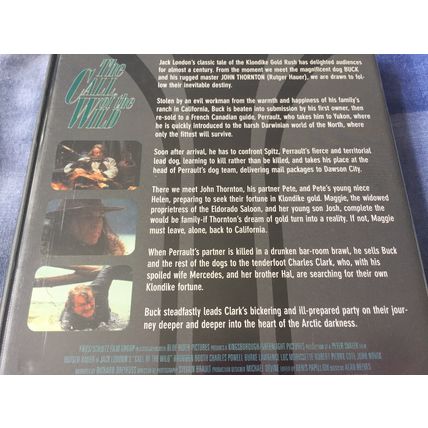 The Call of the Wild (2000 DVD of 1996 film of Jack London's tale) Rutger Hauer